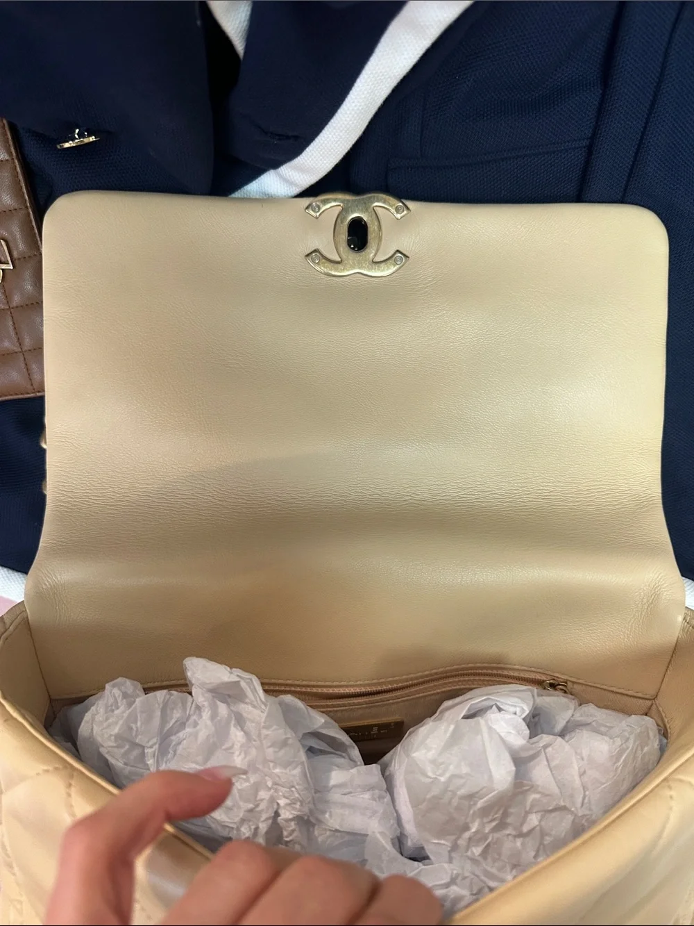 Chanel 19 Quilted Leather shoulder bag
